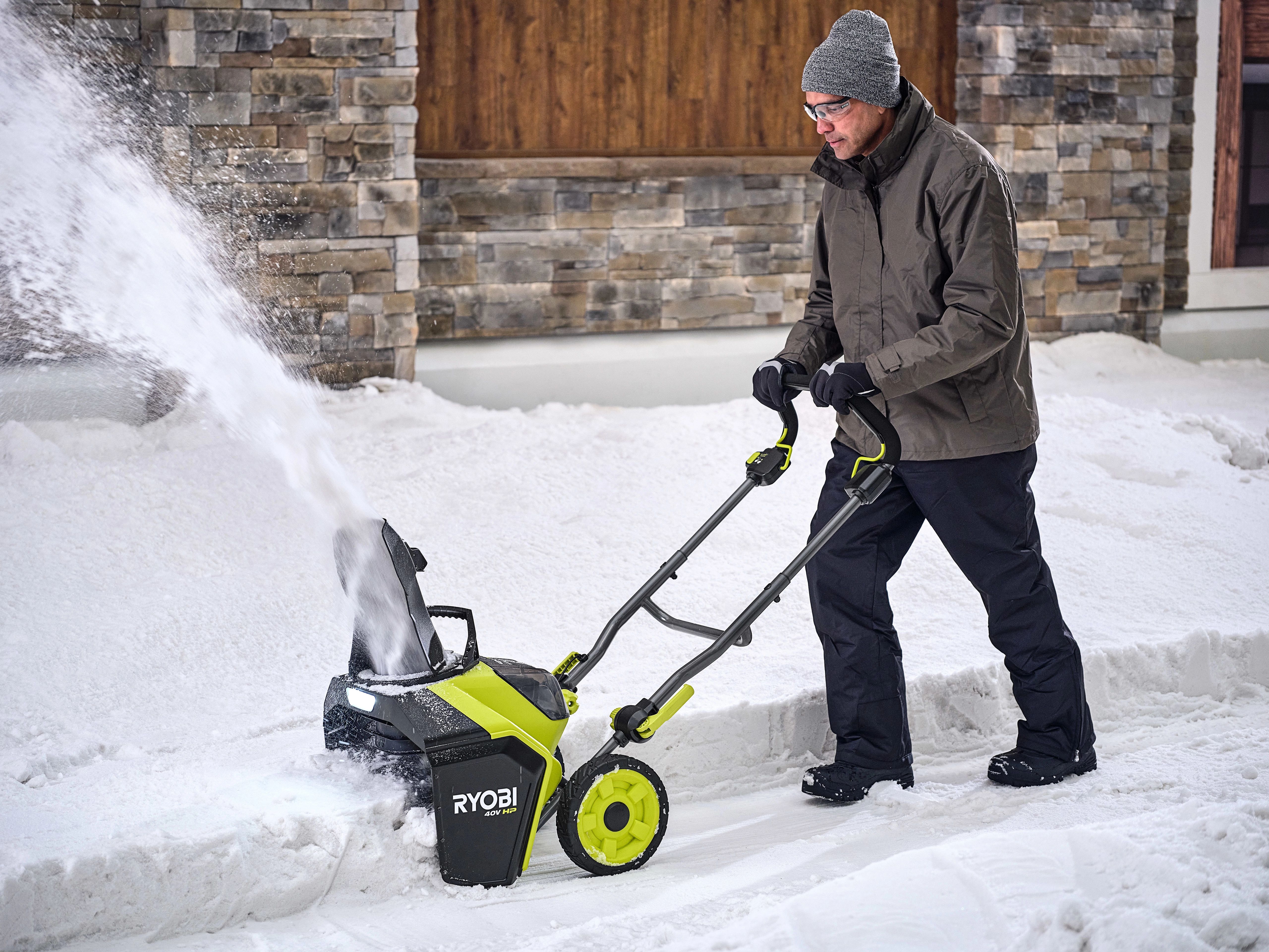 The 18 in. Clearing Width and 10 in. clearing Depth Make This Snow Blower Ideal
