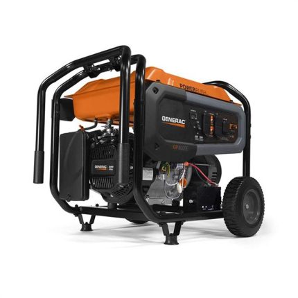 Generac 7676 GP8000E 8,000-Watt Gas-Powered Portable Generator – Electric Start with COsense Technology