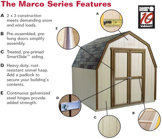 Handy Home Storage Shed Features