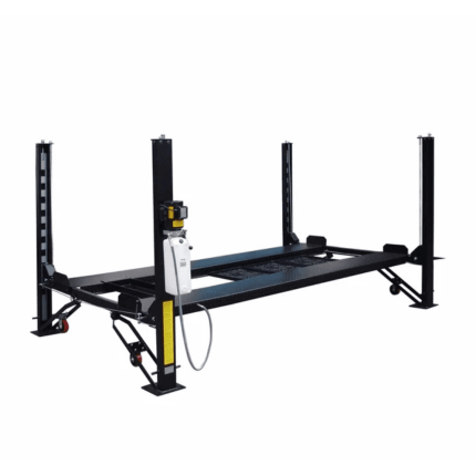 Tuxedo FP8K-DX-XLT 8,000 lb Deluxe Storage Lift Extended Length / Height – Poly casters, drip trays, jack tray