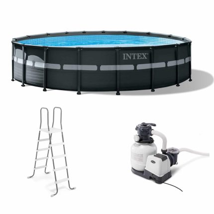 Intex 18Ft x 52In Ultra XTR Frame Above Ground Swimming Pool Set with Pump